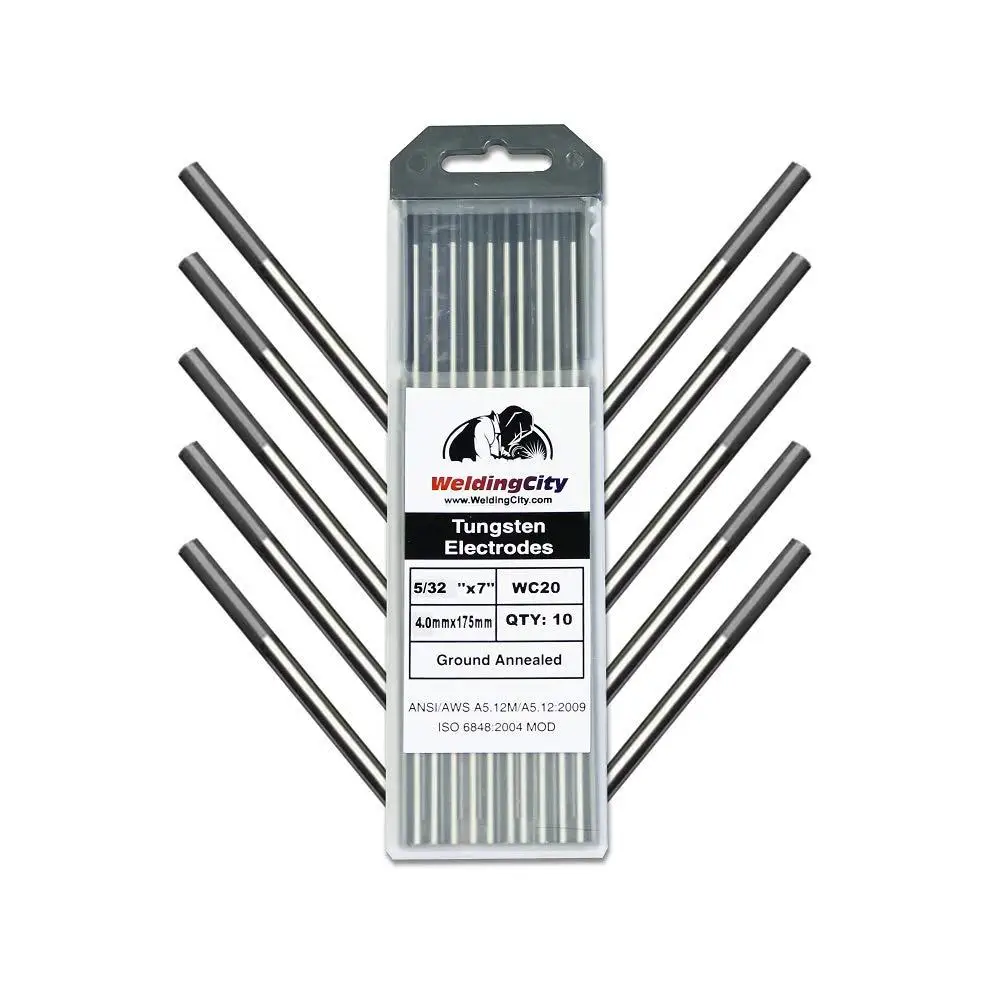 Premium TIG Welding Electrodes 10-pk Assorted Sizes EW-Ce20 Gray 7