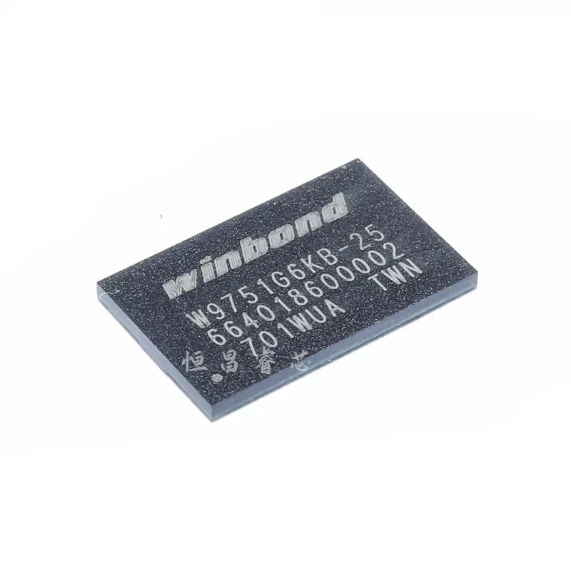 W9751G6KB-25, 512Mbit, DDR2, 32M-16, original, novo, 5 PCes