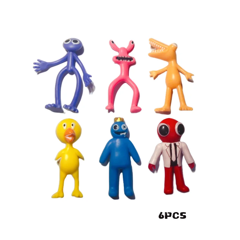 Hot Ро-блокс Rainbow Friends Toy Cartoon Game Character Figure Doll Kawaii Blue Monster Figure Animal Toys for Kids