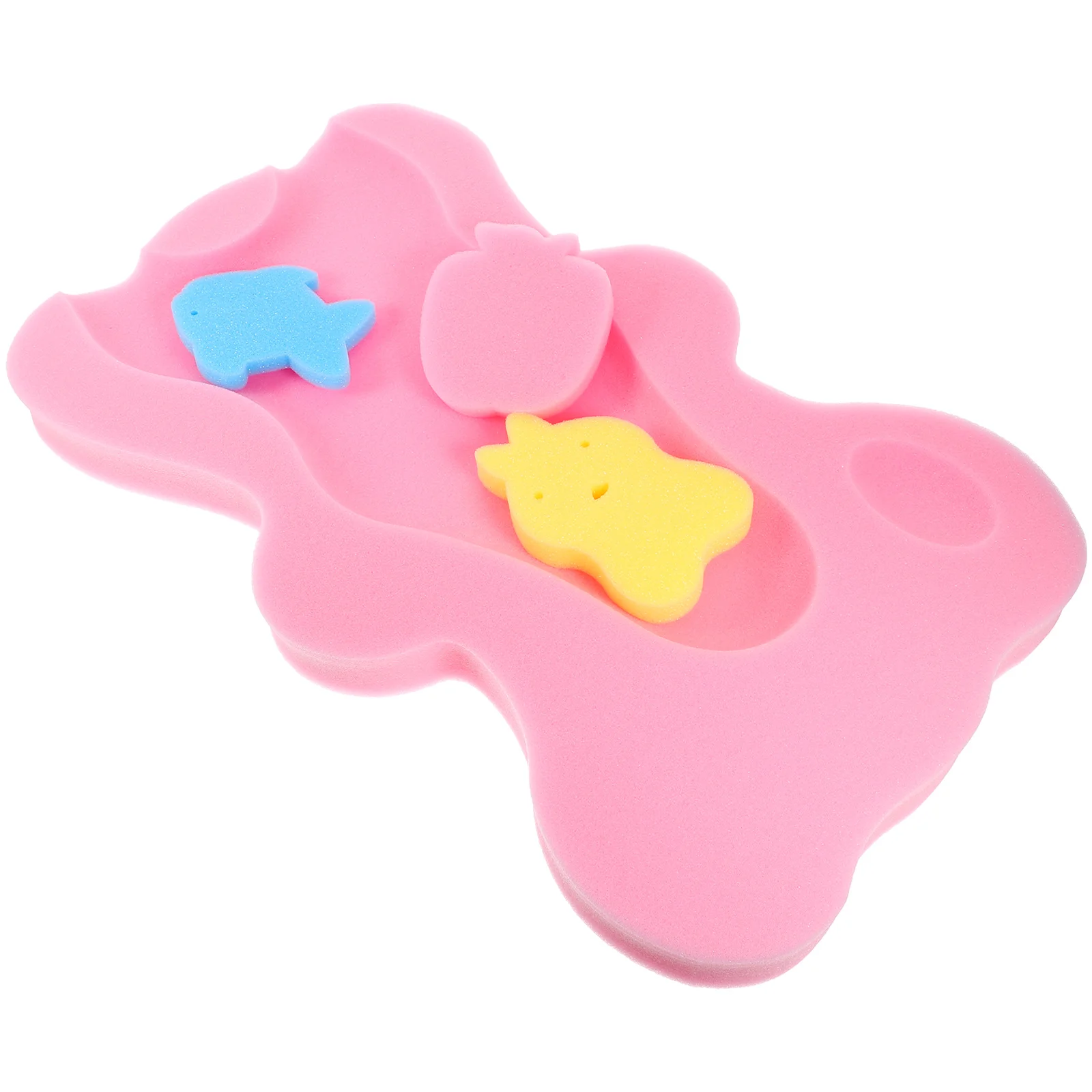

Bath Mat Sponge Bath Cushion Infant Sponges Newborn Support Toddler Bathing Pad Soft Premium Material Durable