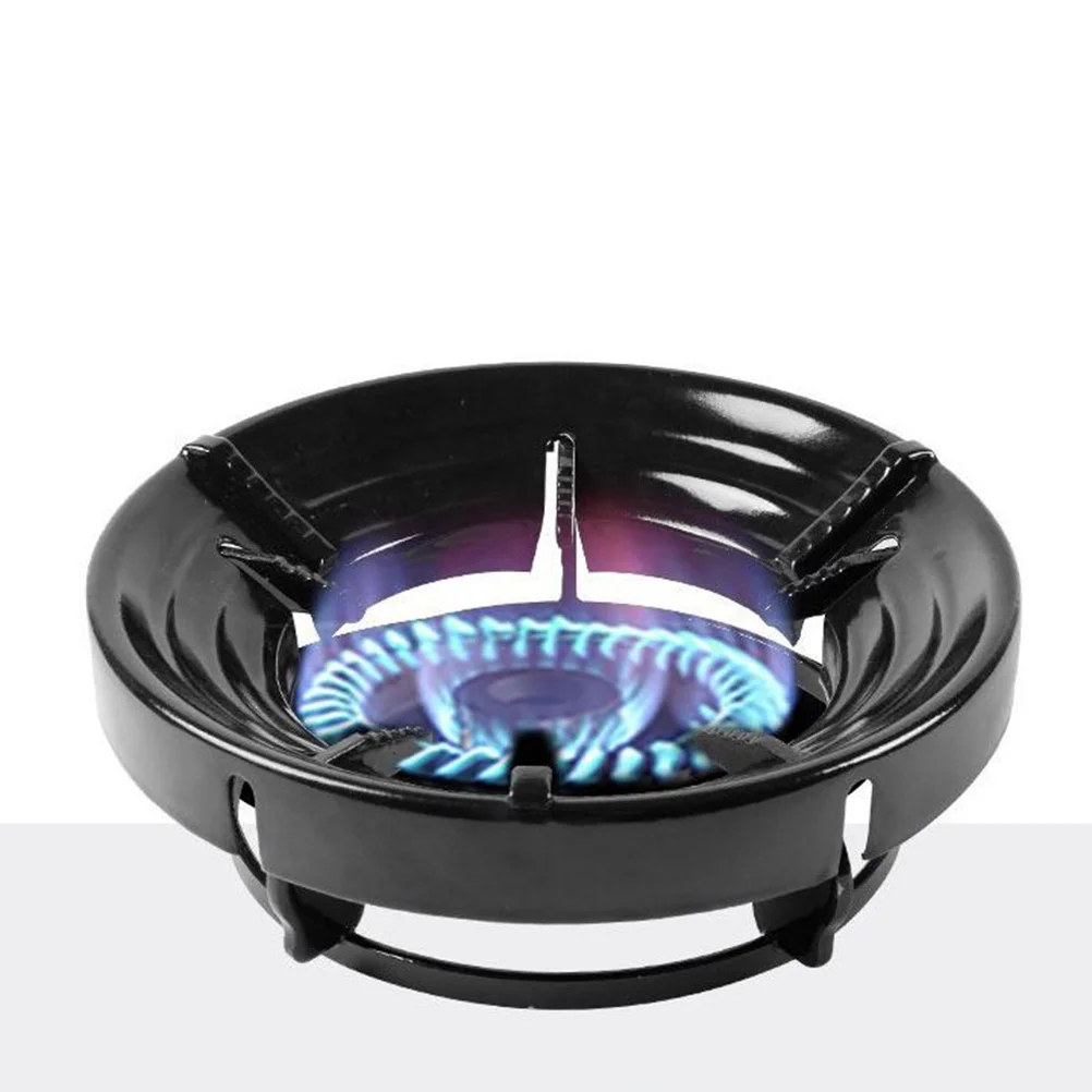 Gas Stove Draft Shield Wok Burner Ring Energy Saving Cover Windshield Gather Fire Hood Bracket