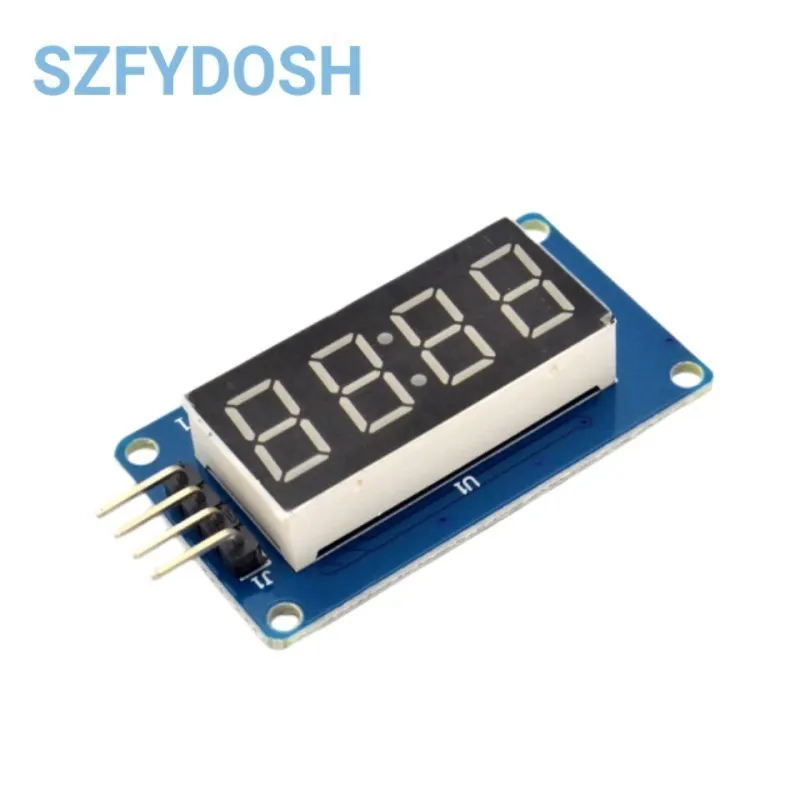 TM1637 LED Display Module For Arduino 7 Segment 4 Bits 0.36Inch Clock RED Anode Digital Tube Four Serial Driver Board Pack