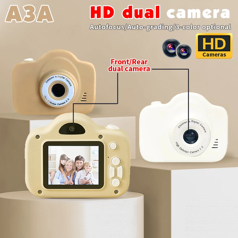 Digital Camera Toys Kids Instant Print Thermal Print Camera Instant Print Photo Video with 32G Memory Card Kids 1080P HD