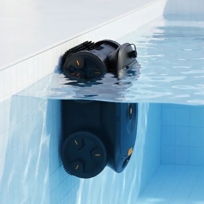 Addotron Cordless Pool Cleaning Robot | Factory With Cleaning Buoy (Cordless) (Bluetooth+Wifi) 9000 MAh Battery view 2
