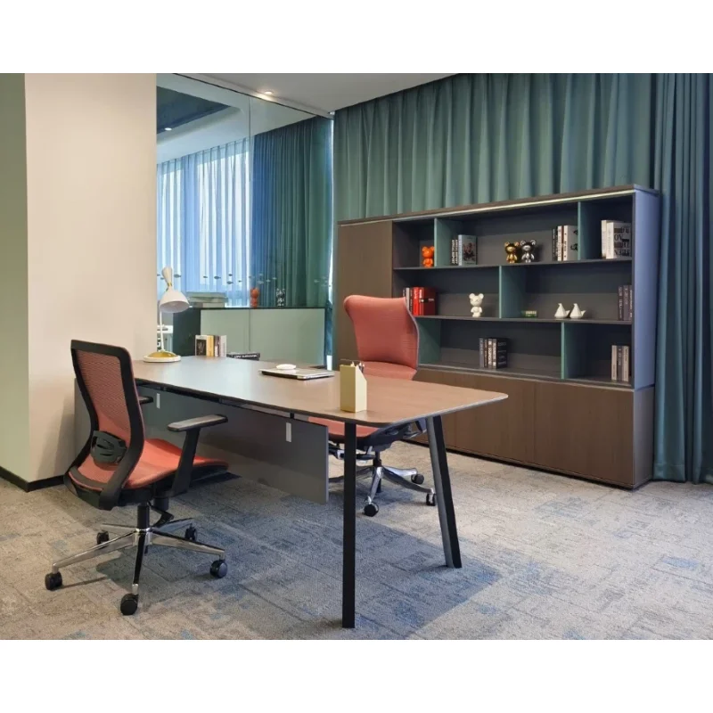 Modern Design Office File Storage Cabinets Wooden Lateral File Cabinet for Office  Office Desk File Cabinet Combination