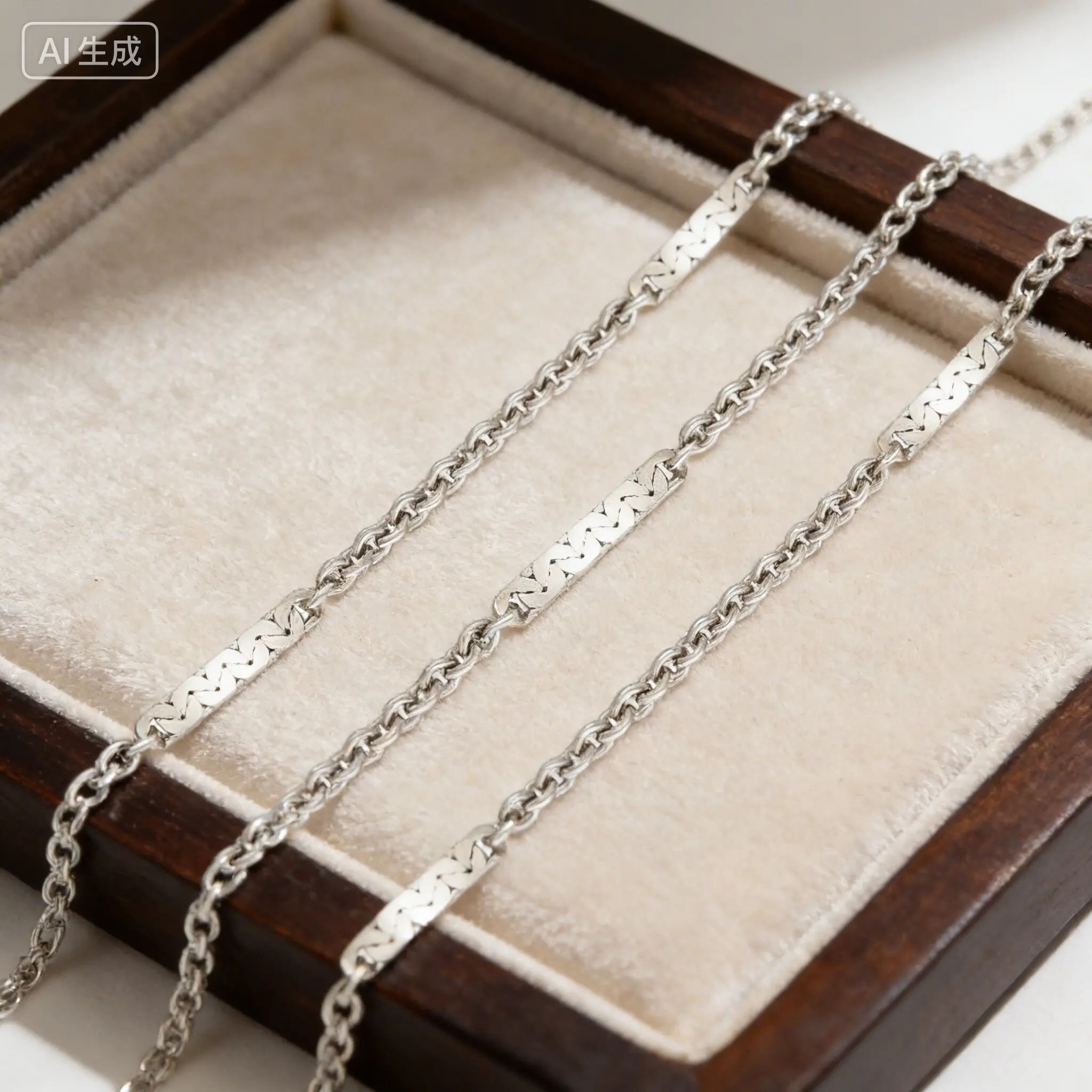 

Цепочка из стерлингового серебра 925 пробы с плоским звеном 1,38 мм, минималистичное ожерелье для самостоятельного изготовления украшений, серебряные украшения