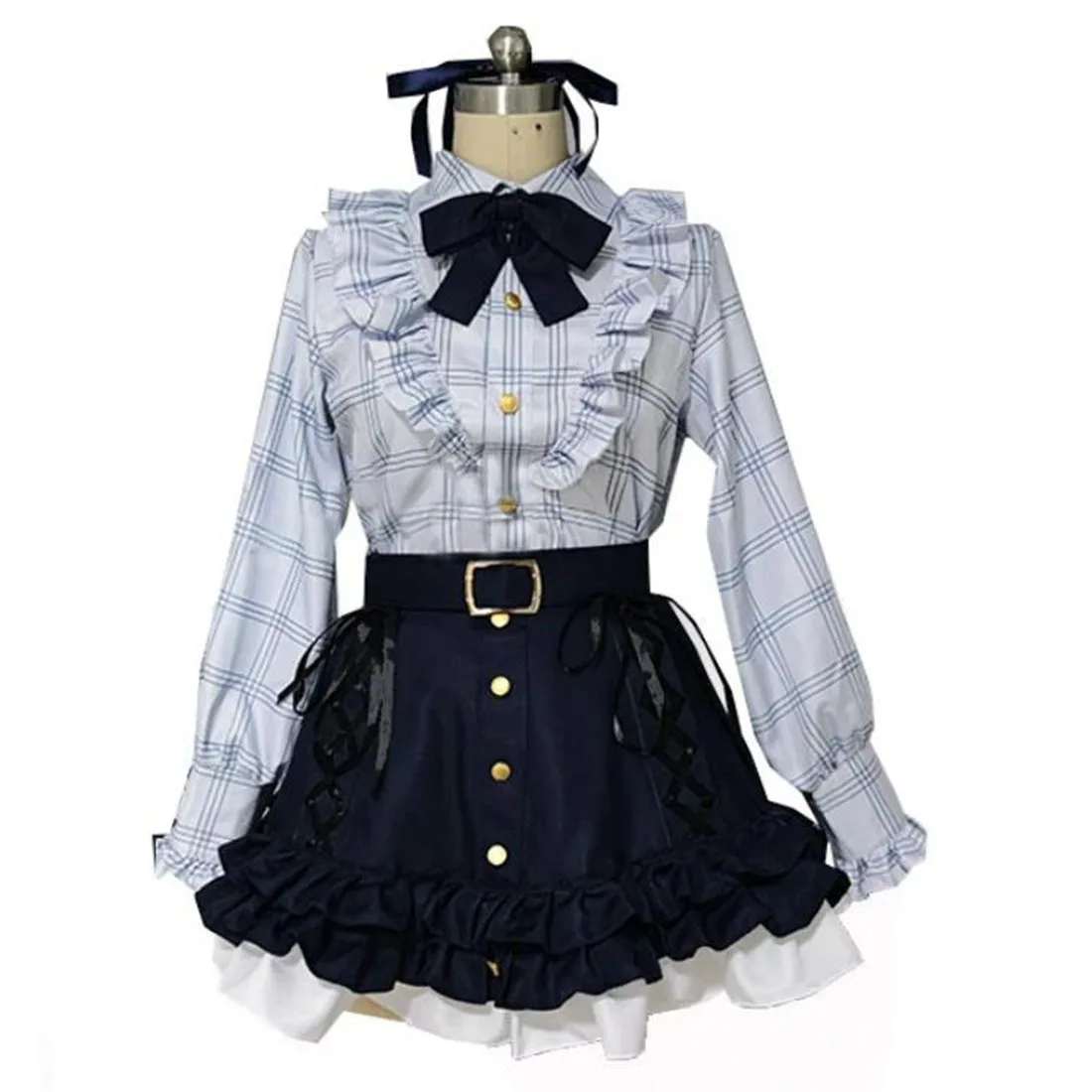 

2023 YouTuber Vtuber Hololive Mayuzumi Fuyuko Dress Uniform Outfit Customize Cosplay Costumes