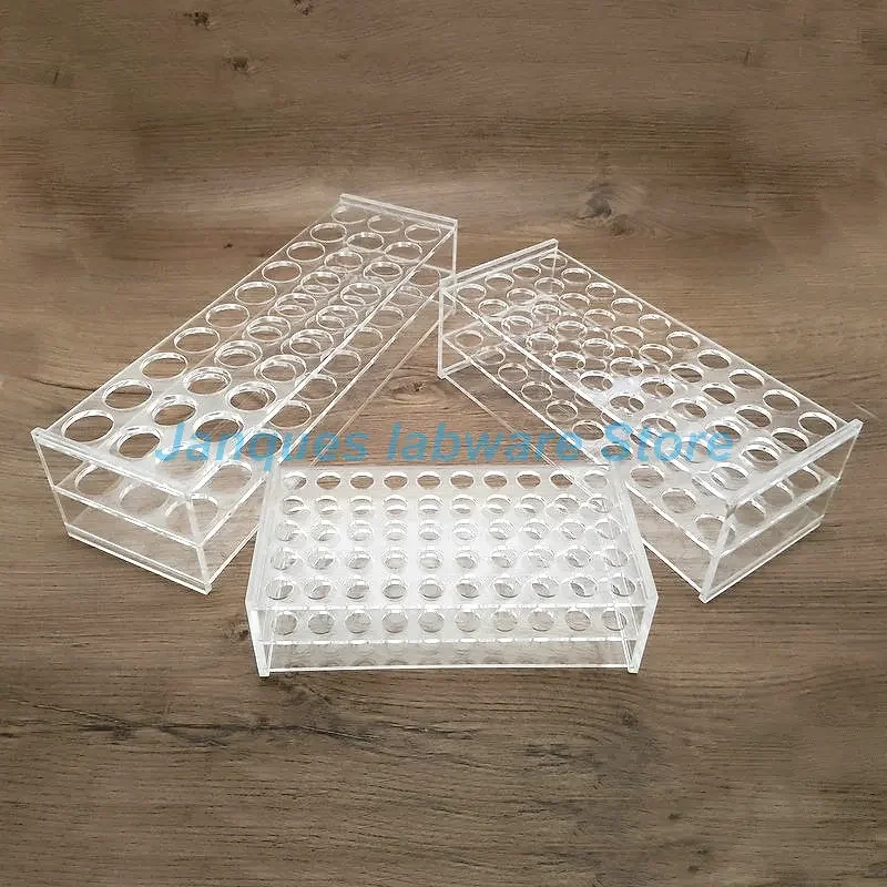 vidro organico claro test tube rack centrifuga tube holder armazenamento stand shelf tamanho do furo 13 16 19 21 26 31 mm lab consumiveis 1pc 01