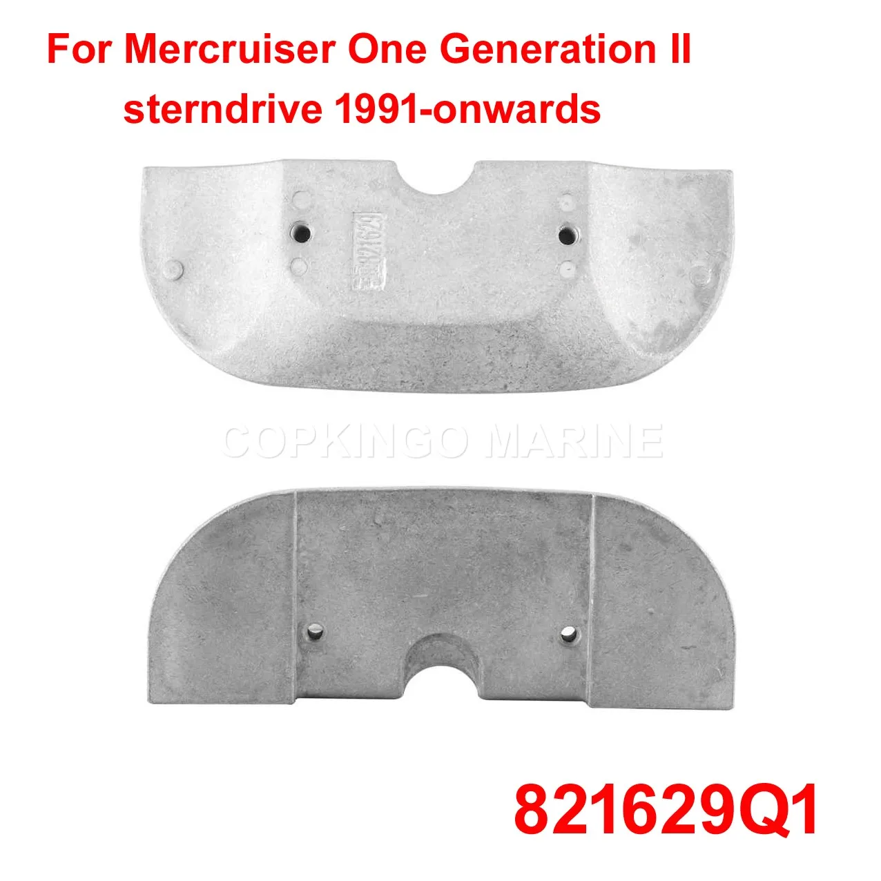 Anode Plate Cavitation Plate Anode 821629Q1 For Mercruiser Alpha One Sterndrive