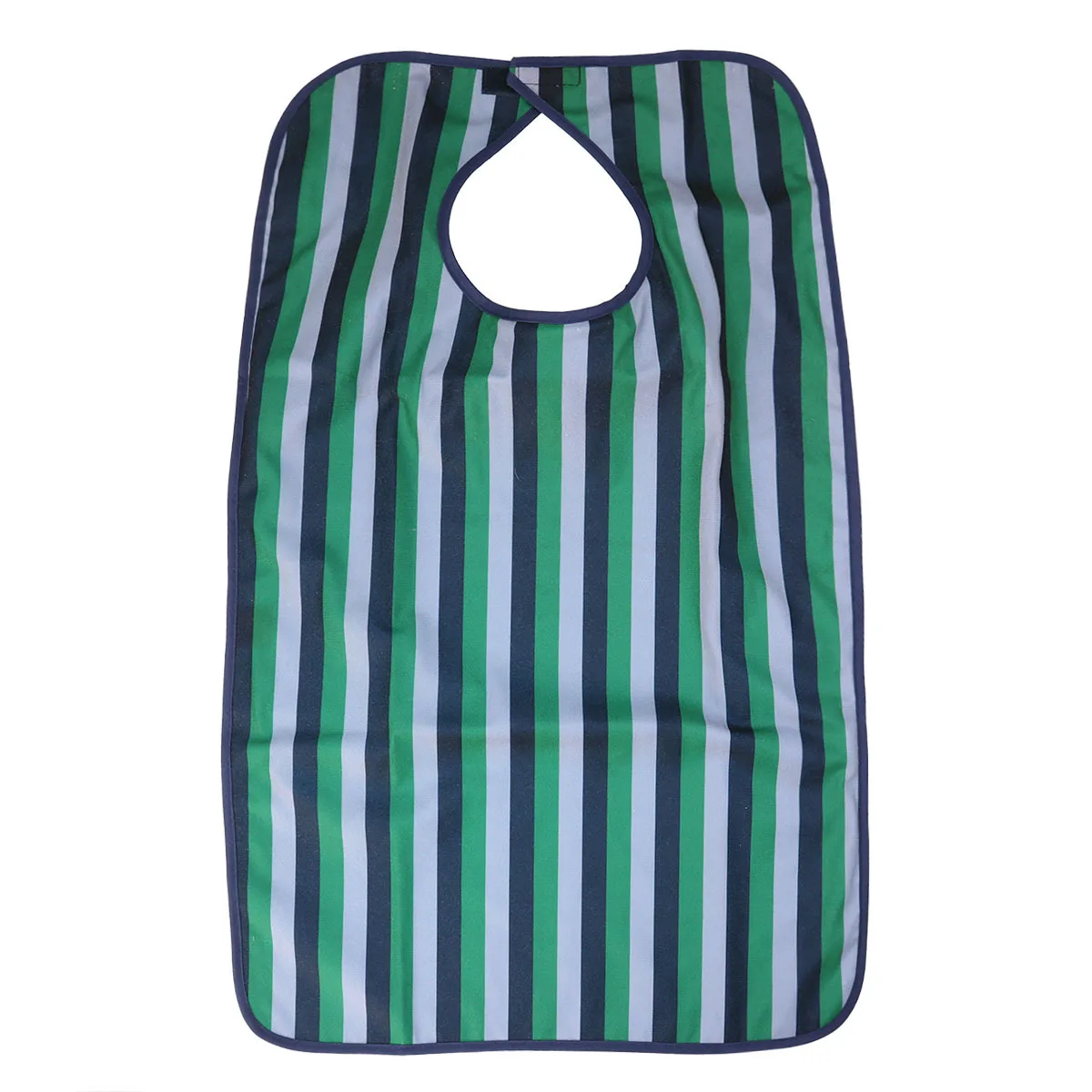 1Pcs Adult Waterproof Bib Green Adjustable Tape Mealtime Adult Clothing Protector Washable Aid Apron Washable Bib Protector