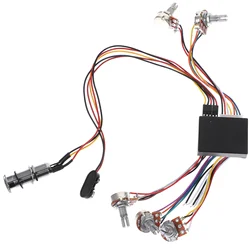 Bass Preamp 3-Band Active EQ Preamp Circuit Wiring Harness Parts For Bass Guitar Electric Guitar Circuit Wiring Harness