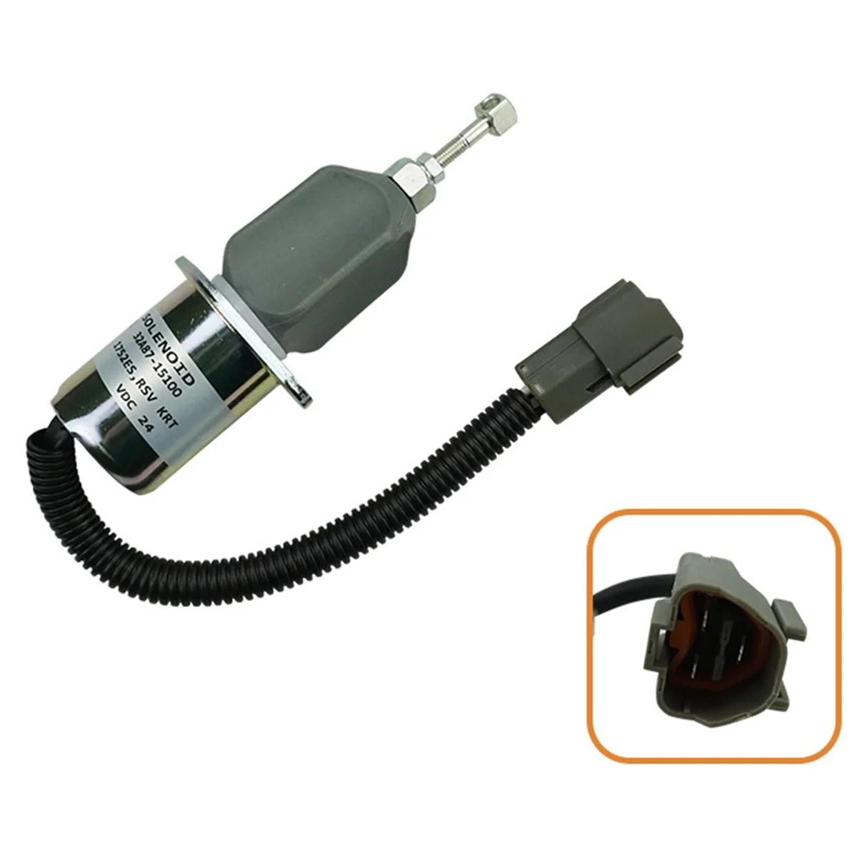 32A87-15100 Diesel Generator Shut-Off Generator Accessory Solenoid Valve for Woodward Cummins Mitsubishi