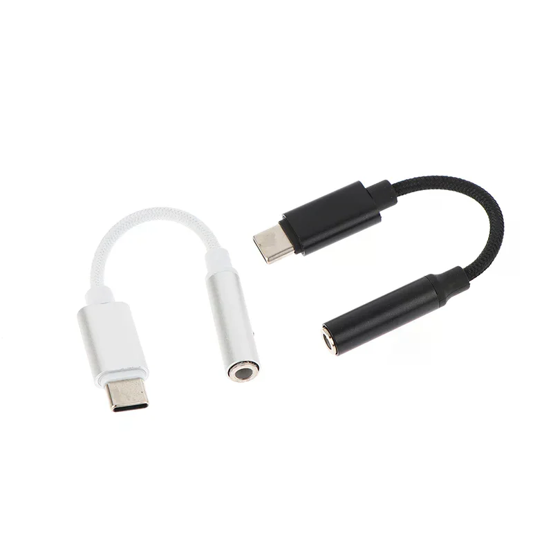 USB Type C To 3.5mm Aux Adapter Type-c 3 5 Jack Audio Cable Earphone Cable Converter For Phone Digital Audio Adapter Cable