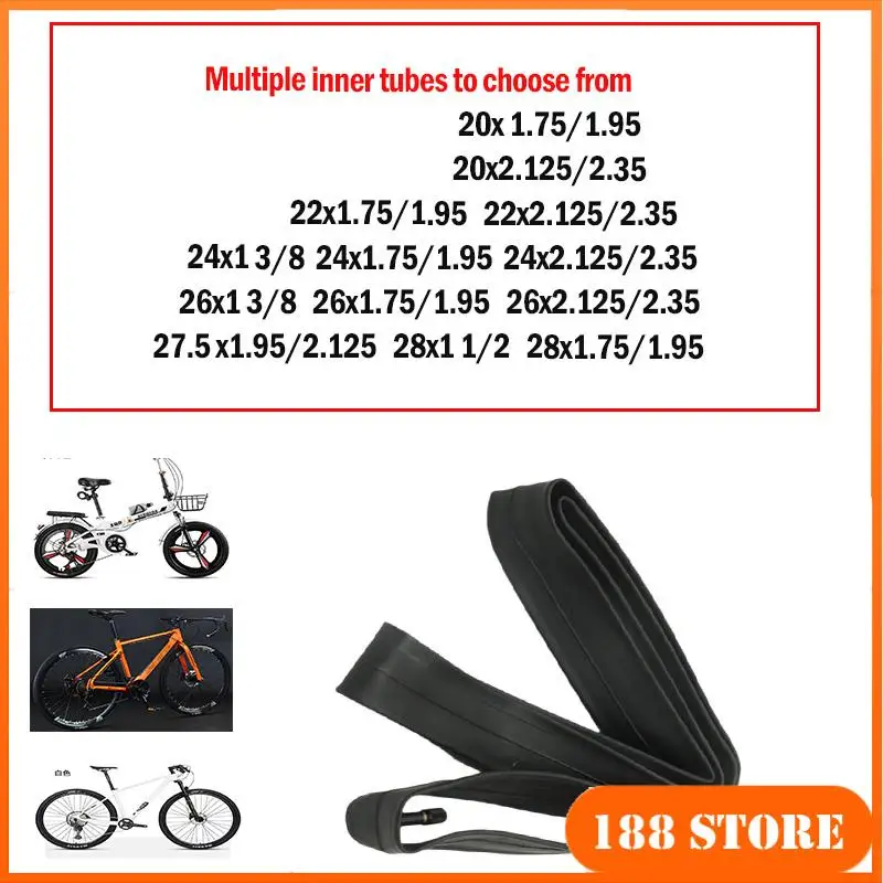 

Толстая внутренняя трубка 20/22/24/26/27,5/28 дюймов, подходит для различных вариантов электрических скутеров для горных велосипедов.