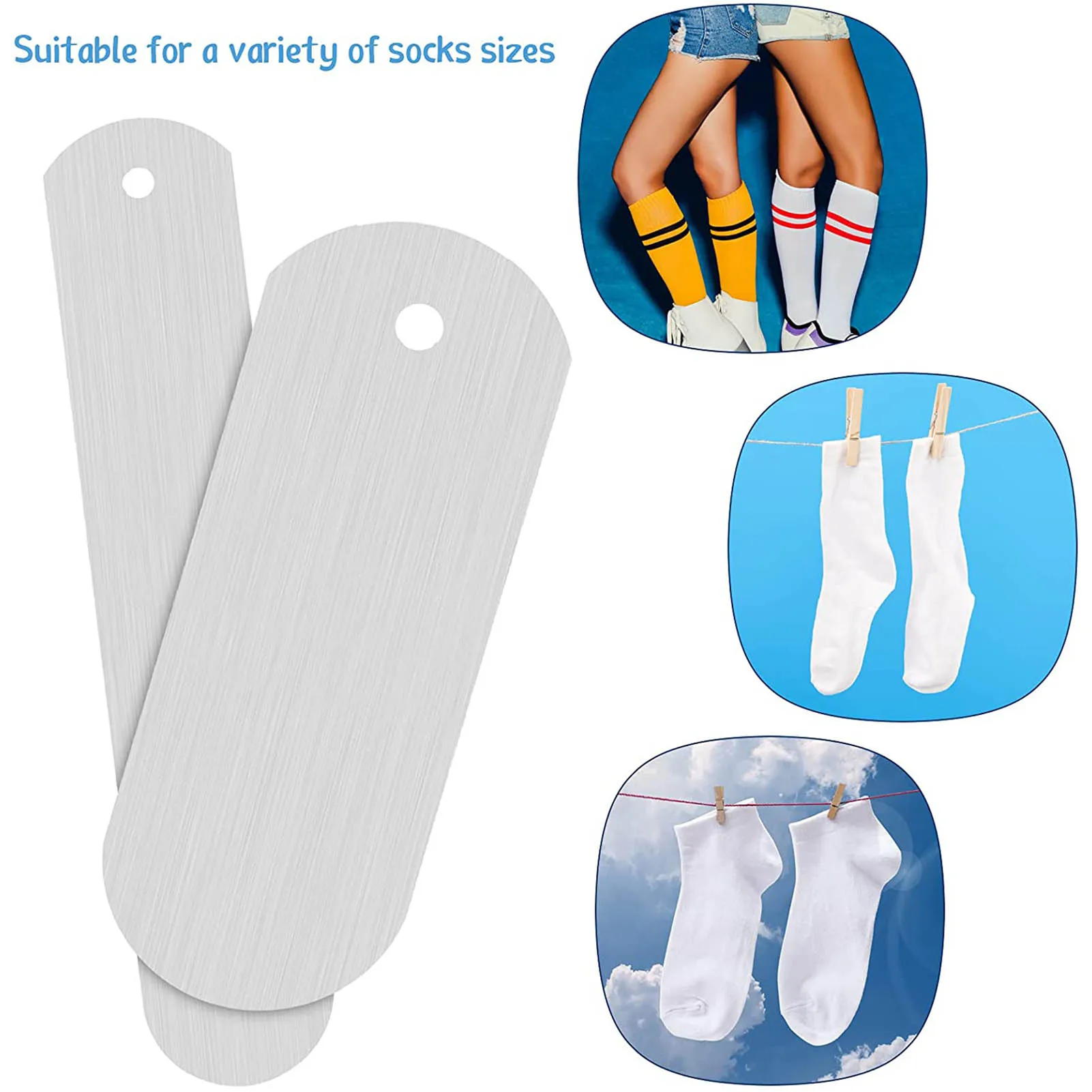 Metal Straight Sock Jig Aluminum Metal Sock Board For Heat Press Transfer Dye Sublimation PrintingSublimation Blank Sock Board