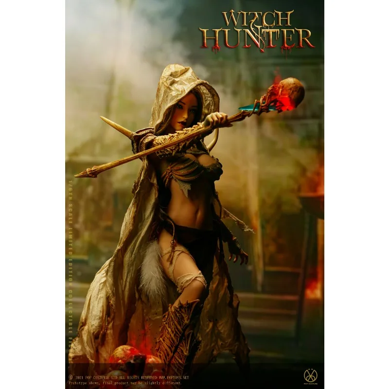 POPTOYS Original WH001 1/6 Witch Hunter Series Afar Undead Banner Finished Product Mobile Soldier Doll Model Toy Gift in Stock