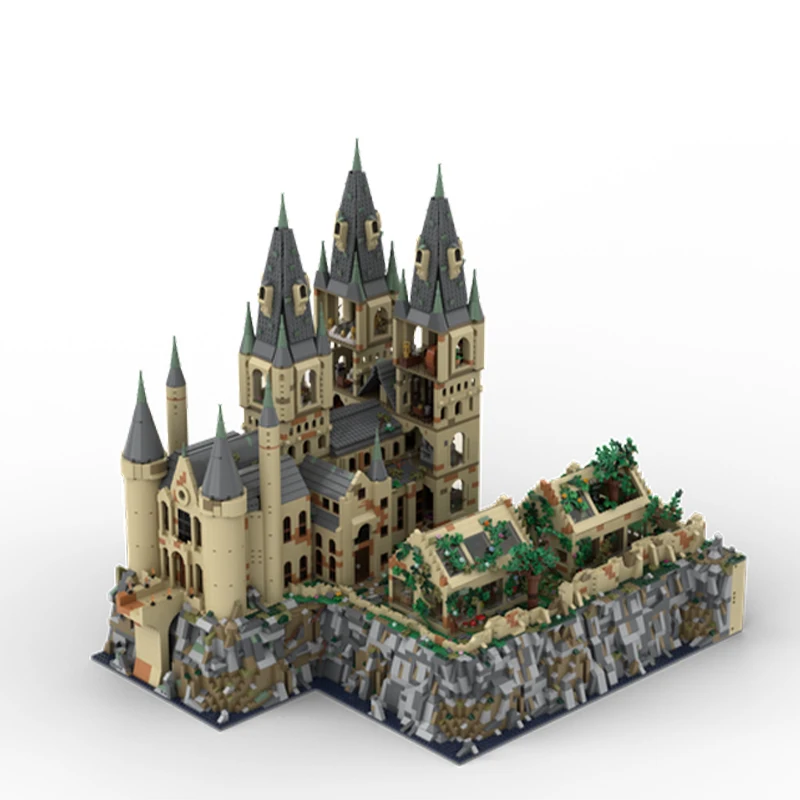 

10211PCS Medieval Castle Part 3 Section Detailed Moc Diy Building Blocks Birthday Magic World Movie Toy Gift for Castle Builders