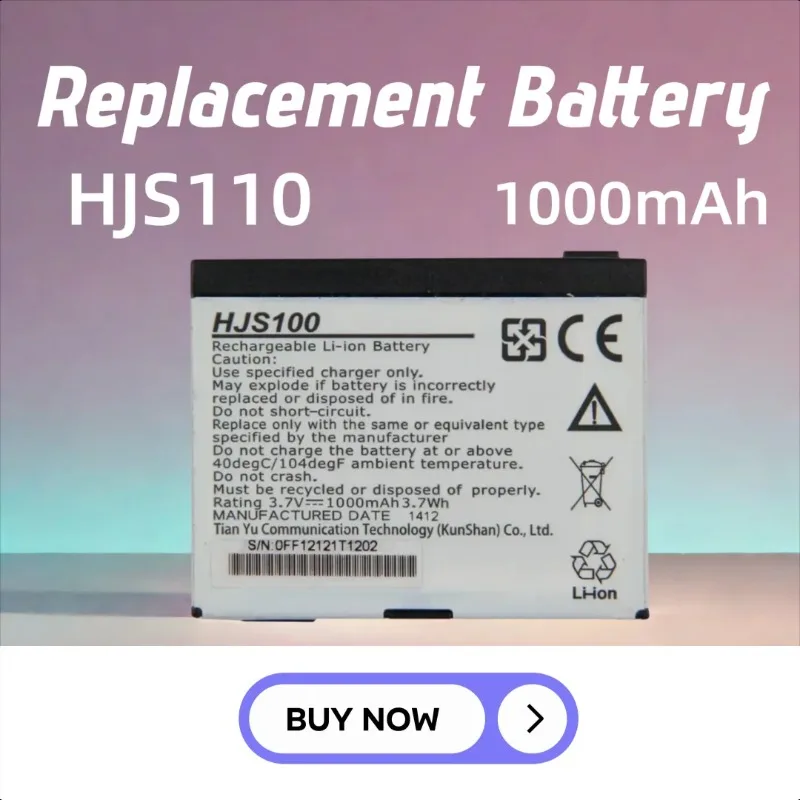 

1000mAh HJS110 Replacement Battery for Becker HJS100 HJS-100 M015 GPS 338937010208 HJS100