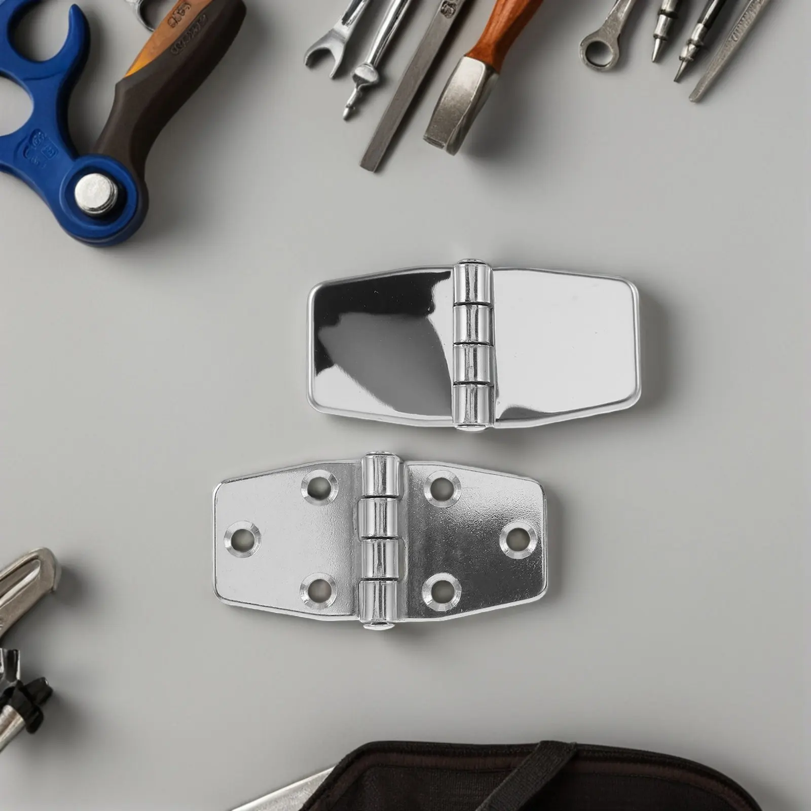 

2Sets Marine Stainless Steel Boat Hatch Hinges Heavy Duty Cover Caps Silent Anti-Corrosion Yacht Rv Cabinet Door Hinges Deck