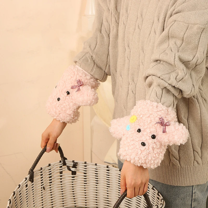 

1pair Kids Plush Arm Sleeves Dirt Proof Sleeve Cover Winter Warm Fuzzy Arm Protectors For Jacket Coat Long Sleeve for Children