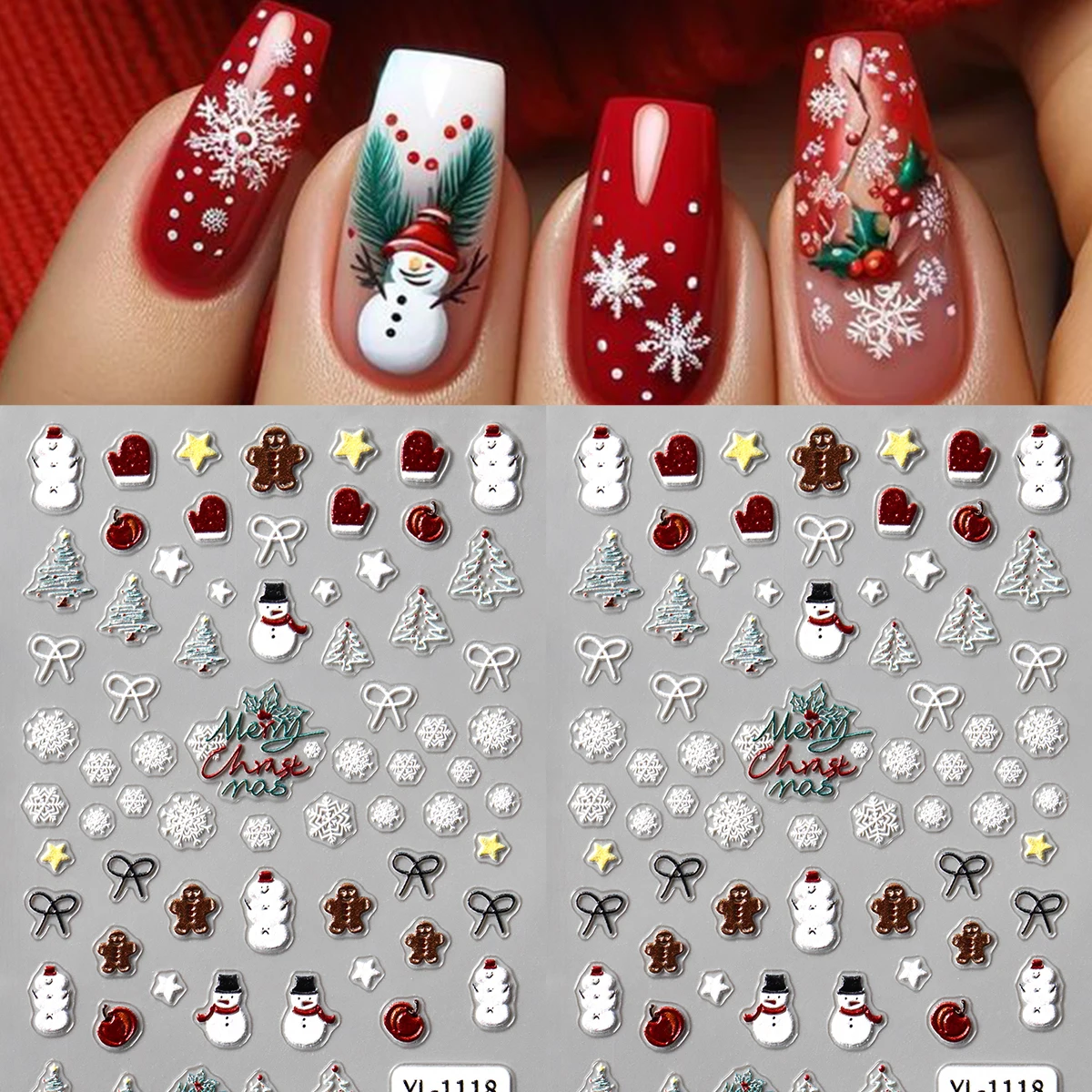 2 قطعة رجل ثلج لطيف عيد الميلاد مسمار ملصق الزنجبيل رجل شجرة عيد الميلاد الشتاء الثلج نجوم ذاتية اللصق مسمار الشارات جديد يي #2