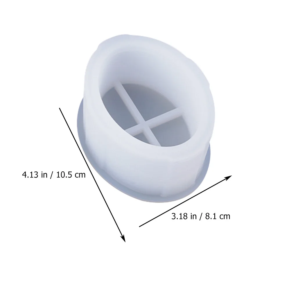 قوالب راتينج السيليكون صندوق مجوهرات بيضاوي غطاء على شكل فيونكة لإكسسوارات الحرف اليدوية التي تصنعها بنفسك وتخزين العناصر الصغيرة قالب راتنجات الايبوكسي