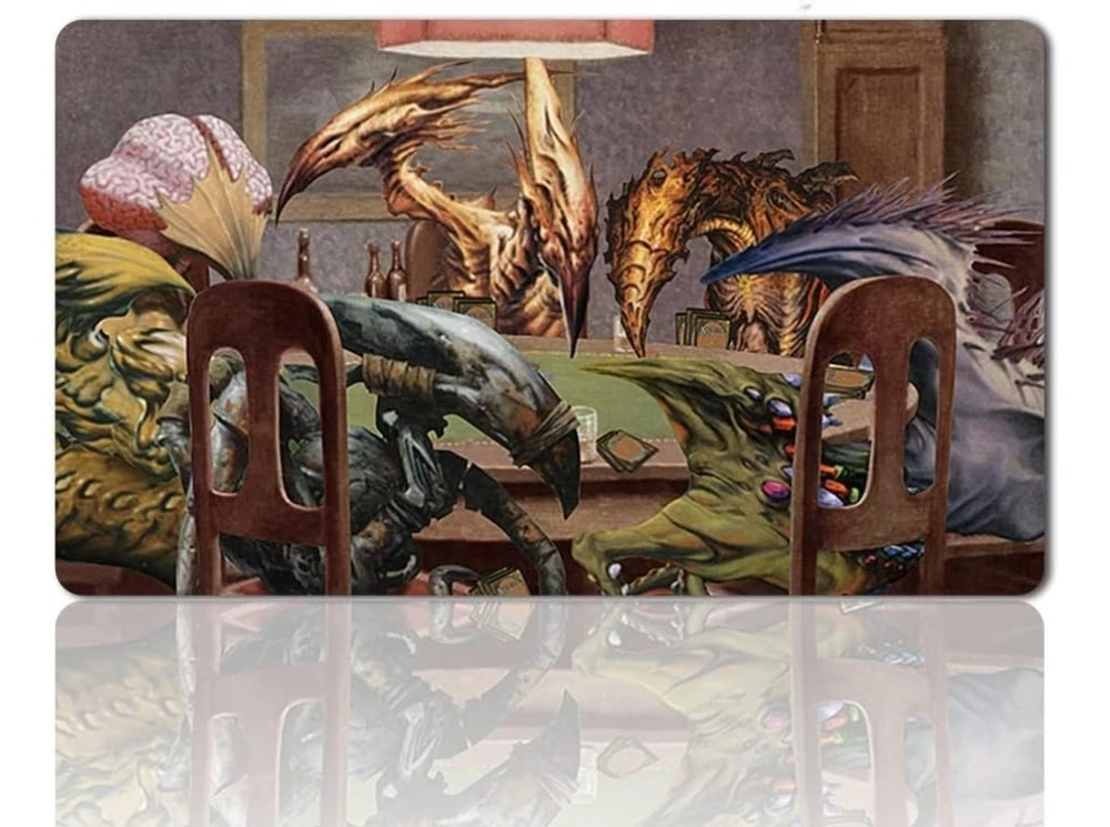 Non-slip Playing Cards Playmat Mouse Pad Durable Office Deskpad Card GameMat For Parties Home&Office Compute PC Gaming DeskMat