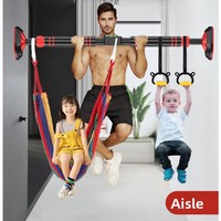 Family Indoor Pull-up Horizontal Bar Non-punching Telescopic Door Frame Fitness Machine Children's Hanging Ring