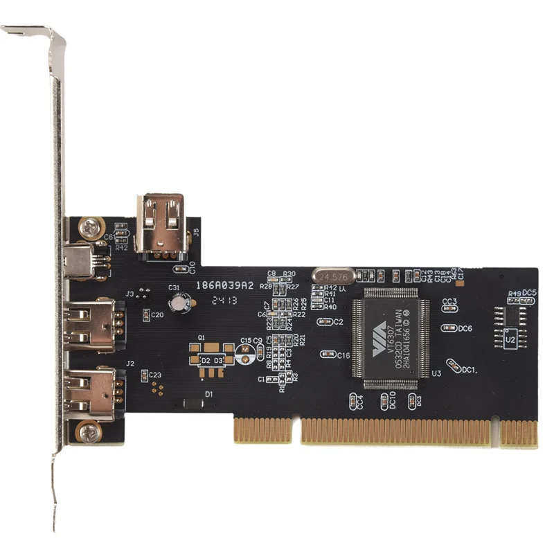 3 منافذ IEEE 1394 بطاقة Firewire PCI Firewire محول IEEE 1394 PCI بطاقة تحكم للكمبيوتر المكتبي #4