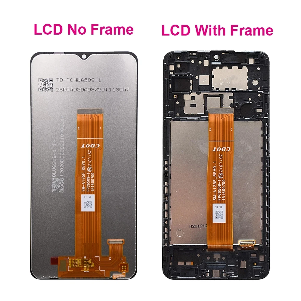 For Samsung Galaxy A02 A022 LCD Display Touch Screen Digitizer Assembly SM-A022F/DS SM-A022F SM-A022M SM-A022G/DS LCD