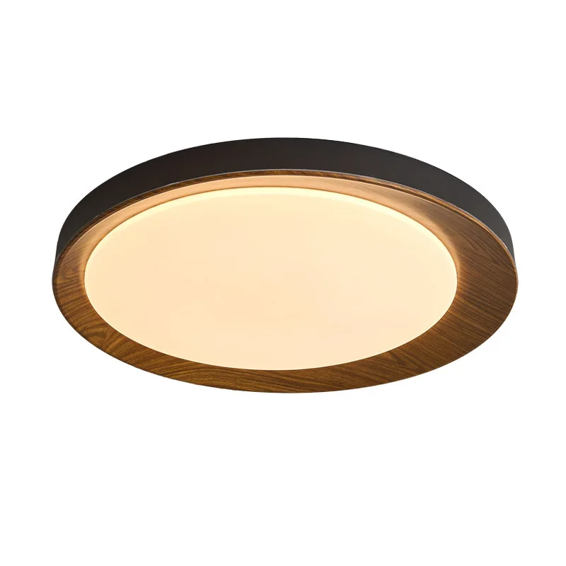 

Bedroom ceiling light, new model, Japanese wabi-sabi wind, walnut grain, full spectrum, eye protection