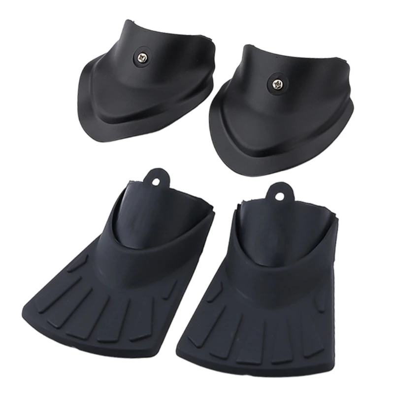 4Pcs Electric Scooter Rear Mudguard Scooter Rear Flap Electric Scooter Front Rear Mud Flap Mudguard Fishtail Replacement