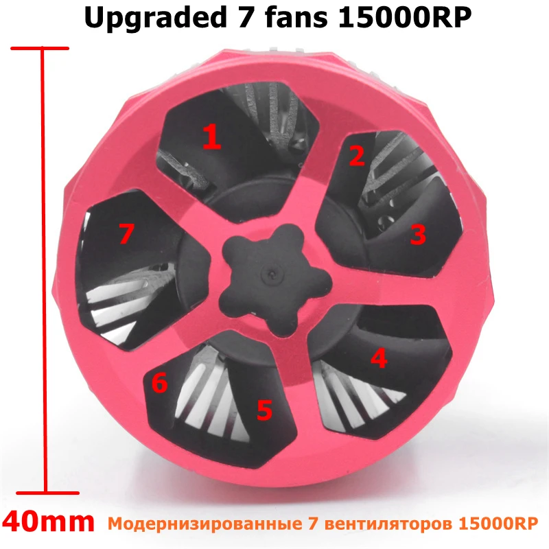 360W F180 H7 LED Headlight  H4 H11 Bright Car Bulbs HB3 9005 HB4 9006 H8 HIR2 Car Headlight Bulb Fog Light Four copper tubes view 6