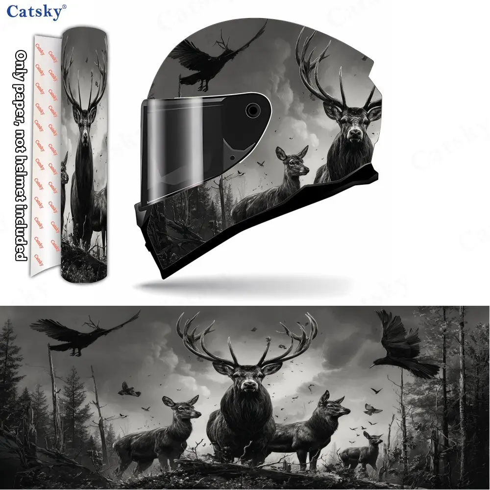 

Helmet Vinyl Wraps, Waterproof Scratch-Resistant Full Face Helmet Decals, Durable PVC Decoration Protection Helmet Stickers, Mot