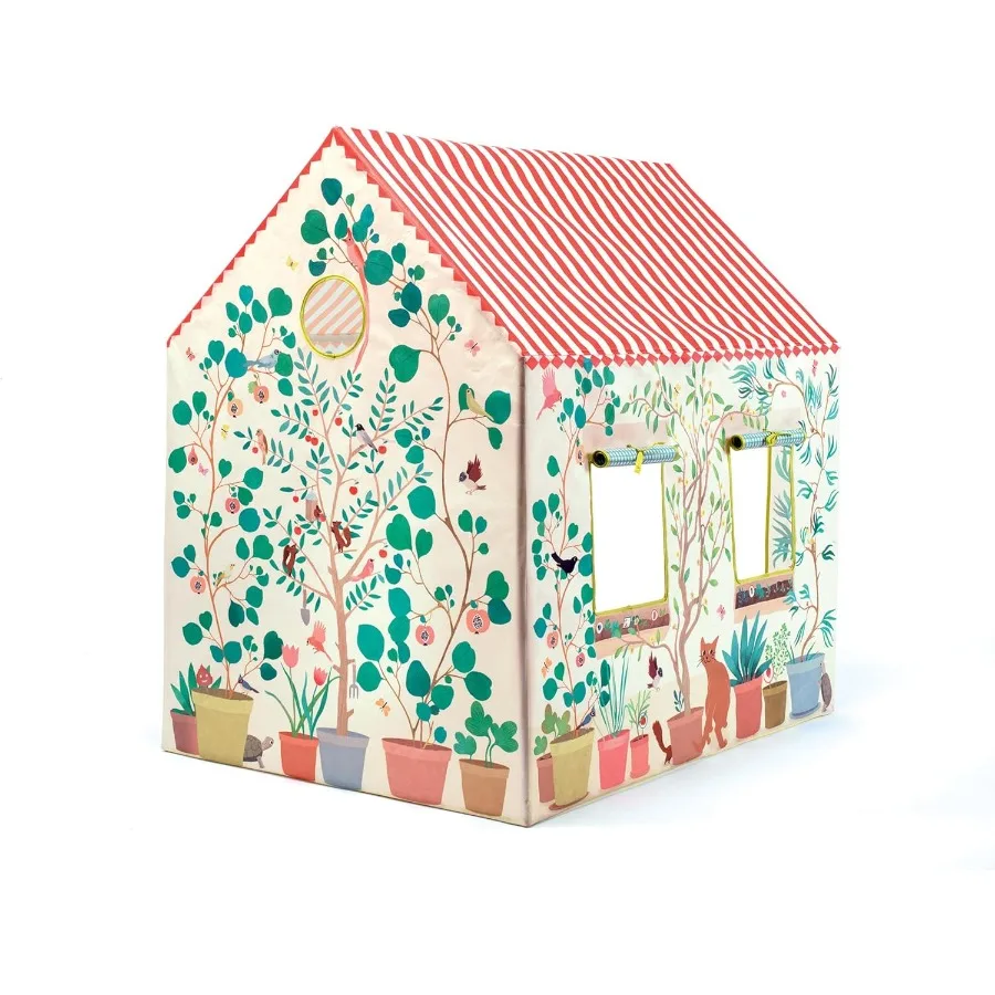 لعب خيمة اللعب - منزل لعب للأطفال سهل التجميع للإبداع والخيال ورواية القصص - خيمة لعب للأطفال الصغار، عشرة سرير
