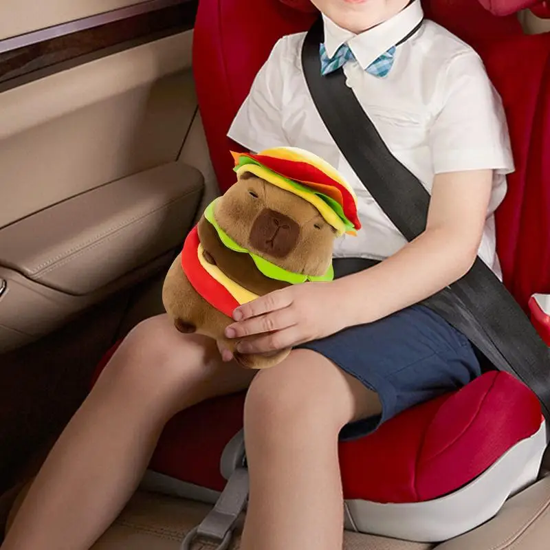 Capybara Burger Plush Capybara Plushies Cute Super Soft Doll Pillow Comfortable Exquisite Cartoon Animal Doll Toy For Christmas