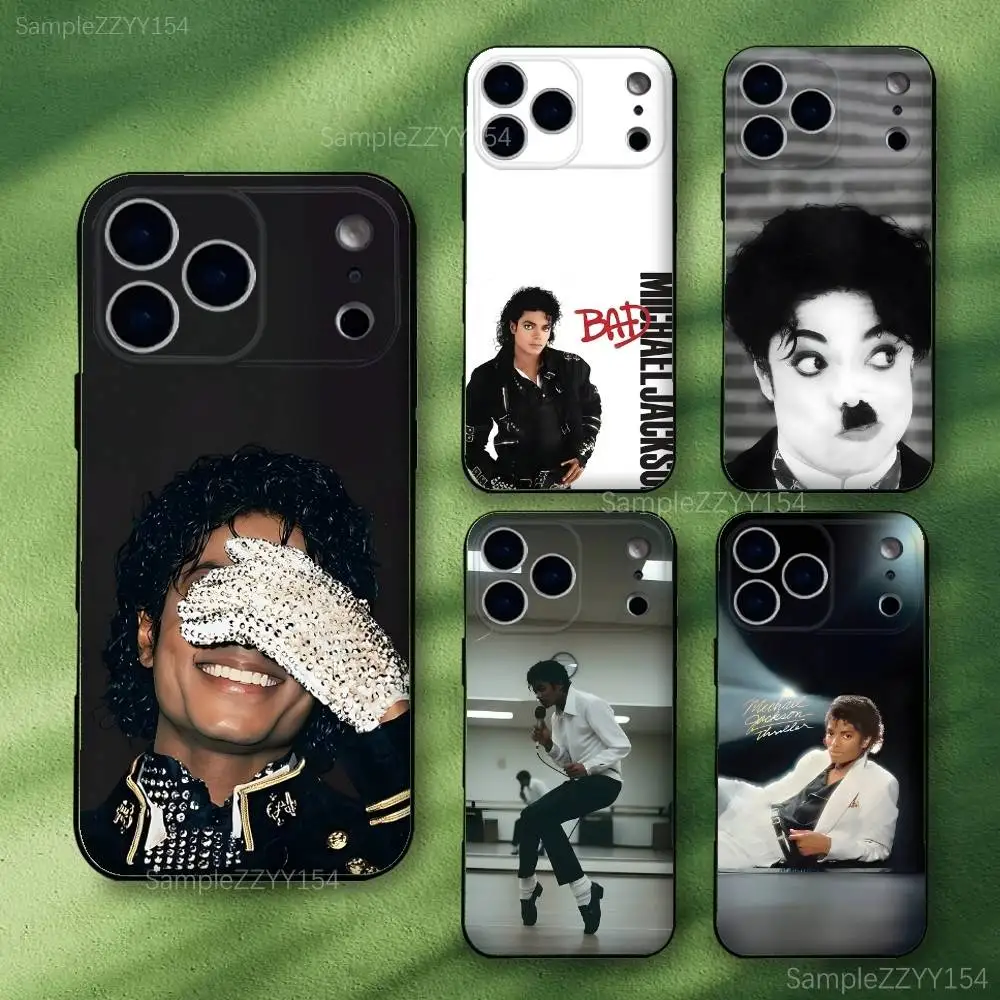 

M-Michael Jackson Billie Jean Phone Case For iPhone 15,16,17,13,14,11,12,Pro,Max,Plus,E,Air,Mini Non-Slip Soft Fundas