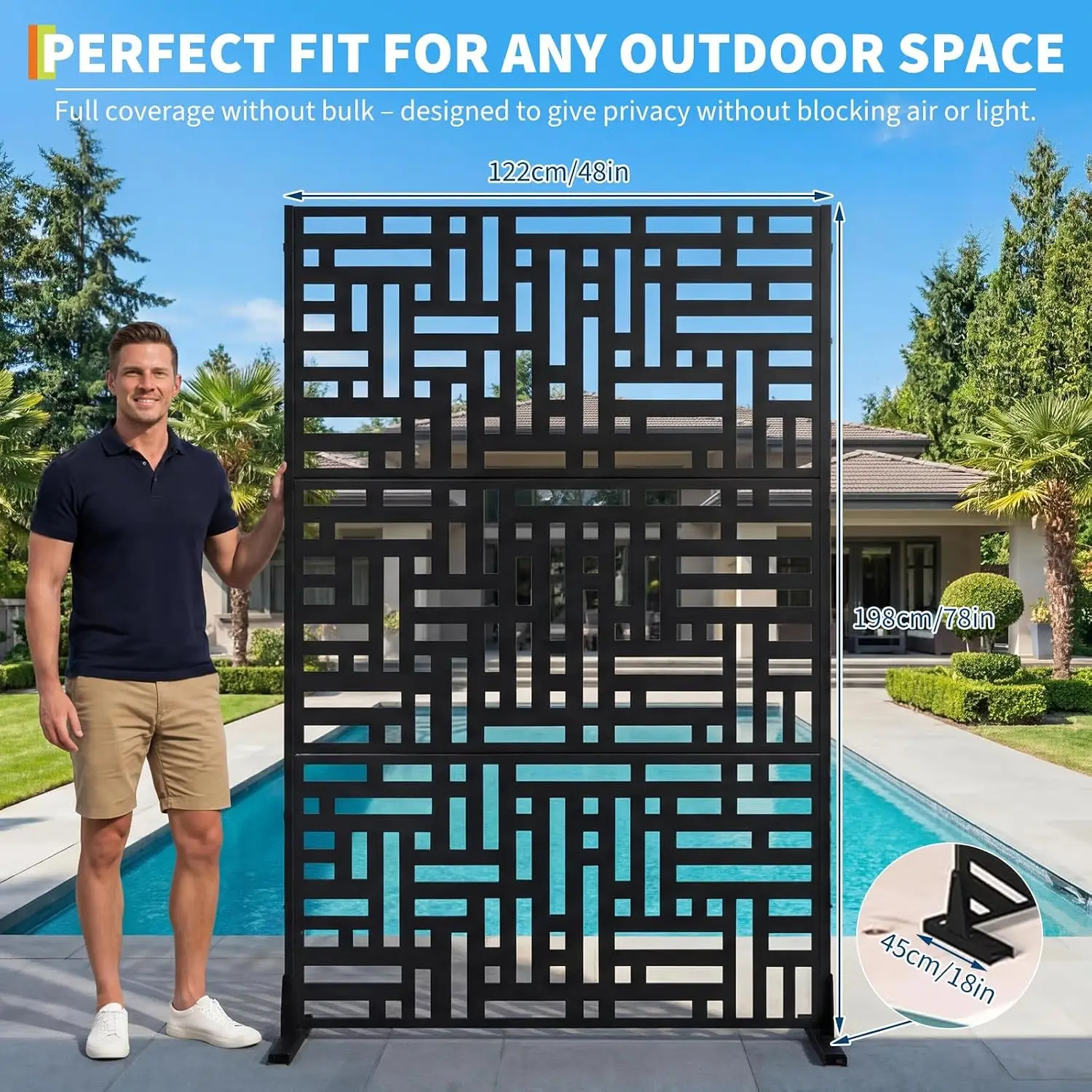 Outdoor Privacy Screen 78