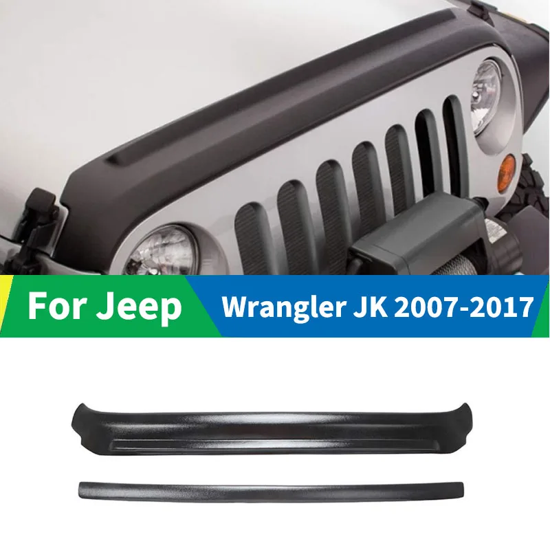 

Для Jeep Wrangler JK 2007-2017 передняя защита капота, передняя решетка, крыло, песчаник, защита, воздушный дефлектор, комплекты кузова двигателя