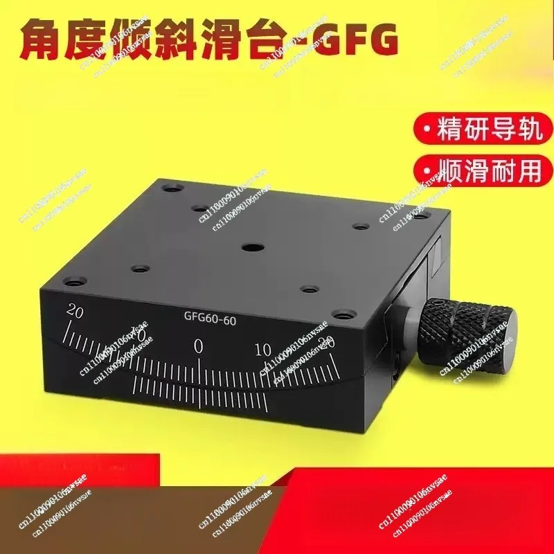 ​​GFG60 XY-Axis Manual Precision Stage - Micrometer Fine-Tuning Tilt Platform with Radial Rotation for Optical Alignment​​