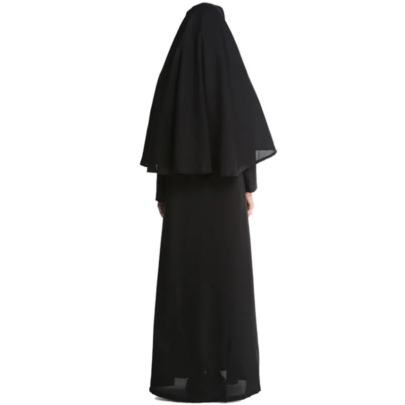 Halloween Nun Costume Adult Female Carnival Masquerade Dance Role Play Stage Costume Halloween Performance Costume