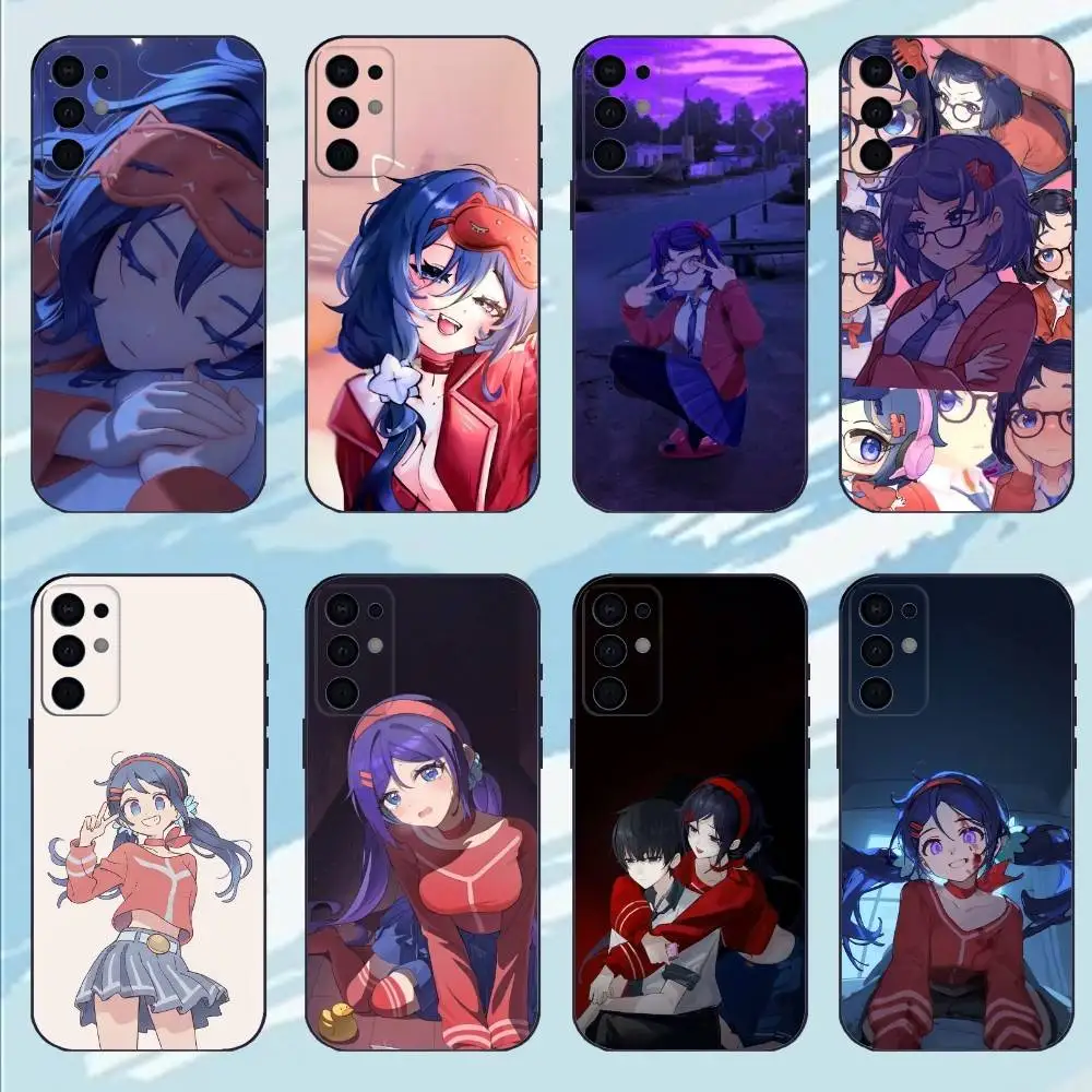 

M-Mita Mila Phone Case For Samsung S25,S24,S23,S22,S21,S20,Plus,Soft Black Shell