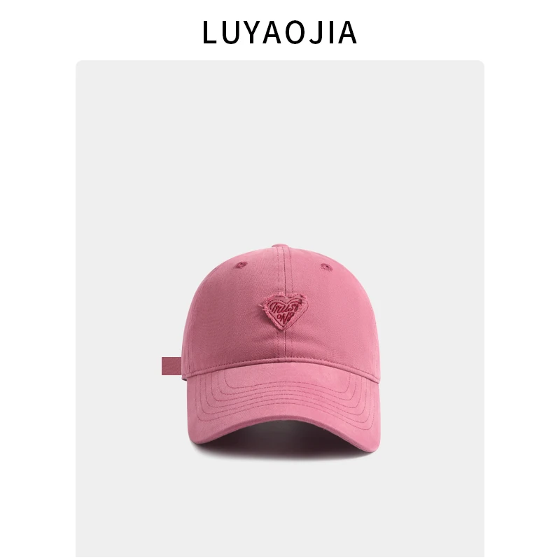 

Embroidered baseball cap trendy brand fashion versatile spring and summer travel curved brim sunshade cap