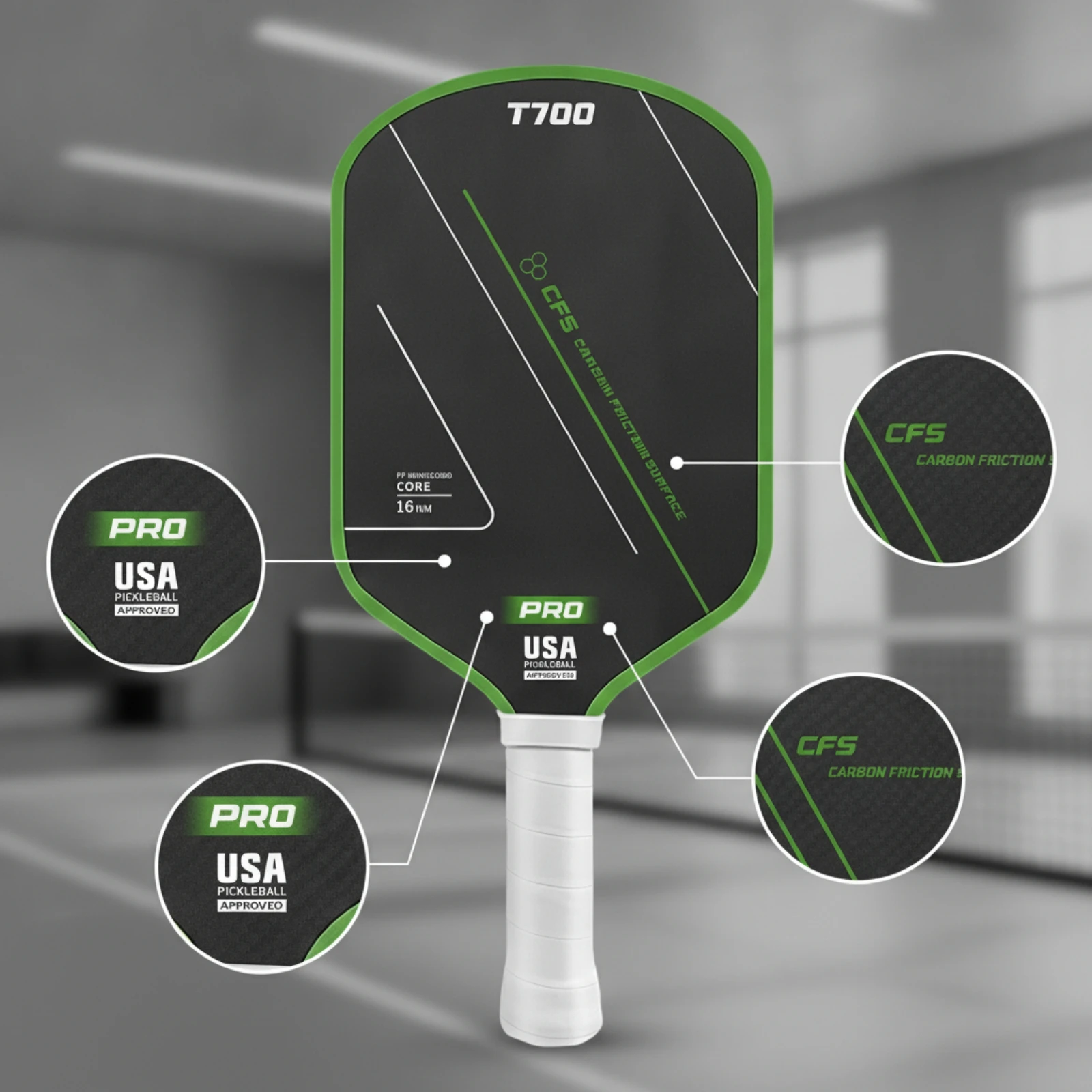 2-pieces-carbon-fiber-pickleball-paddles-textured-pickleball-set-with-bag-racket-anti-slip-sporting-goods-sweat-absorbent