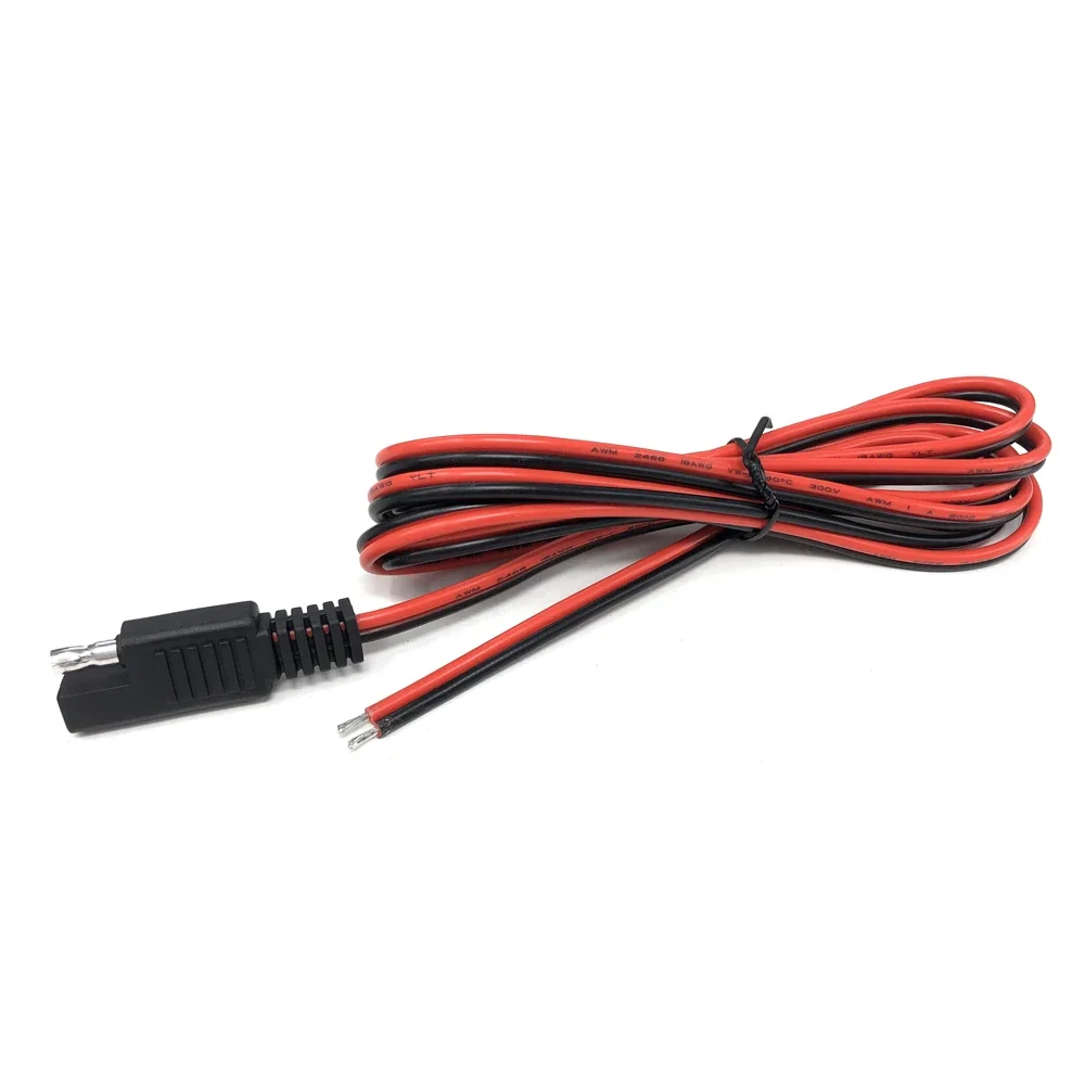 Cable de extensión automotriz SAE Power, enchufe de desconexión rápida de 18awg para cargadores de batería de Panel Solar de motocicleta y coche,