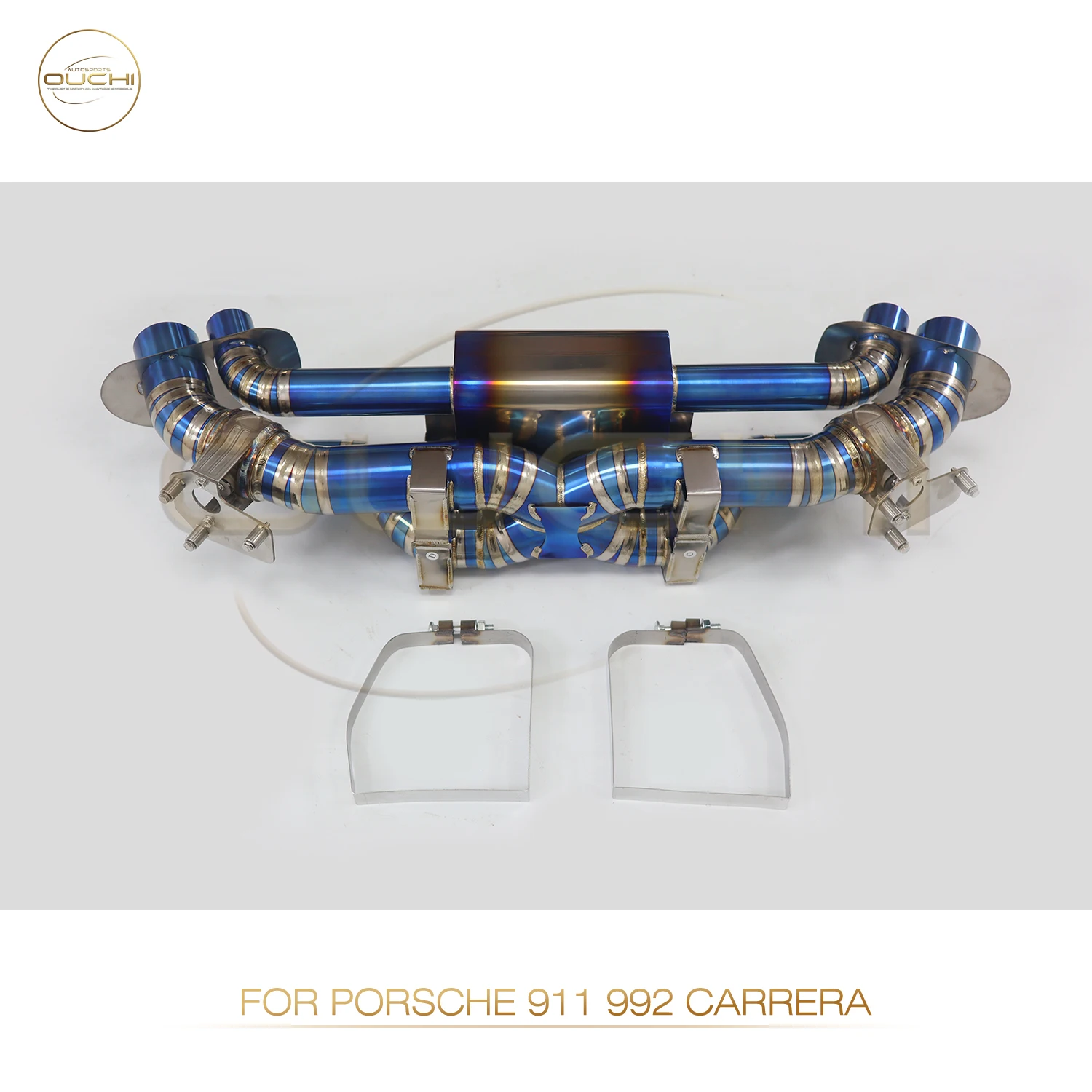 

High performance Catback For Porsche 911 992 Carrera OUCHI Titanium Alloy Exhaust System Original valves Car Accessories ﻿