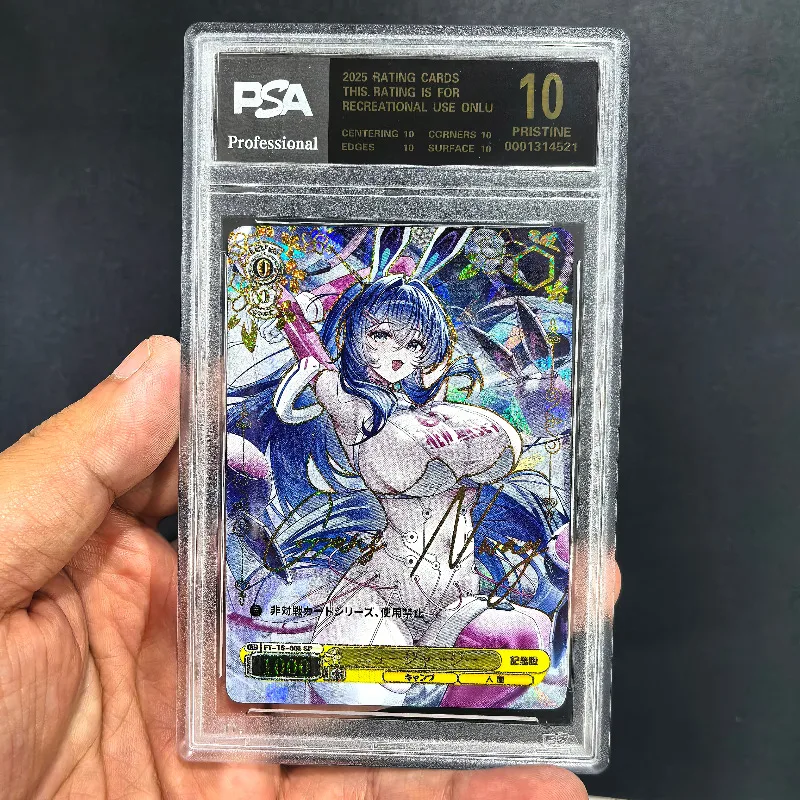 Akcesoria do gier anime DIY WS Czarne i Białe Skrzydła Edycja Pamiątkowa Kolekcja Kart Flash Azur Lane Zabawki Prezenty Urodzinowe