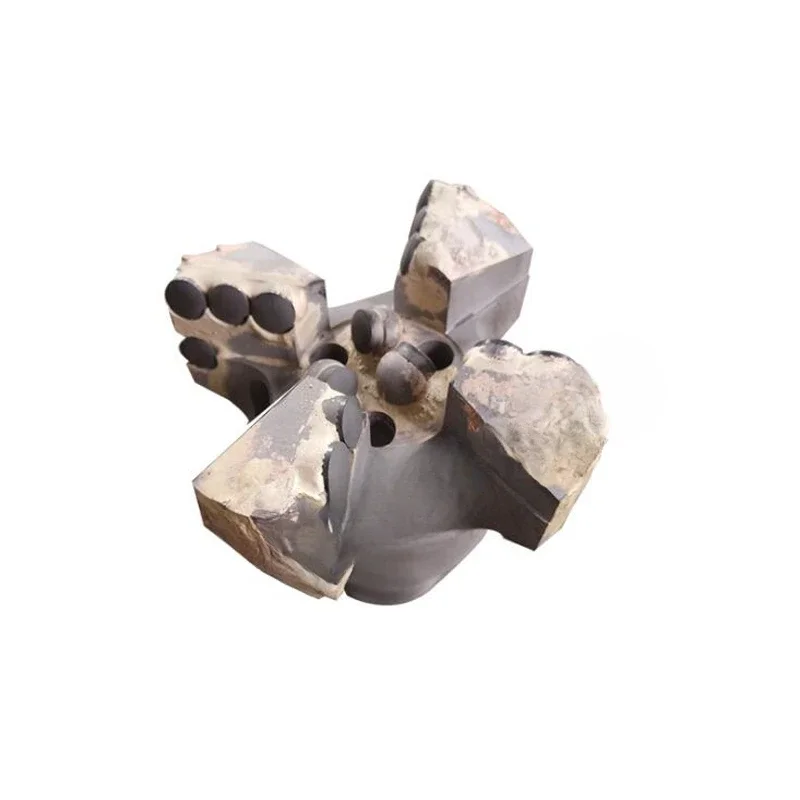 PDC drill bit/Mine construction equipment/Diamond concave 4-wing coreless drill/Mining diamond composite drill bit