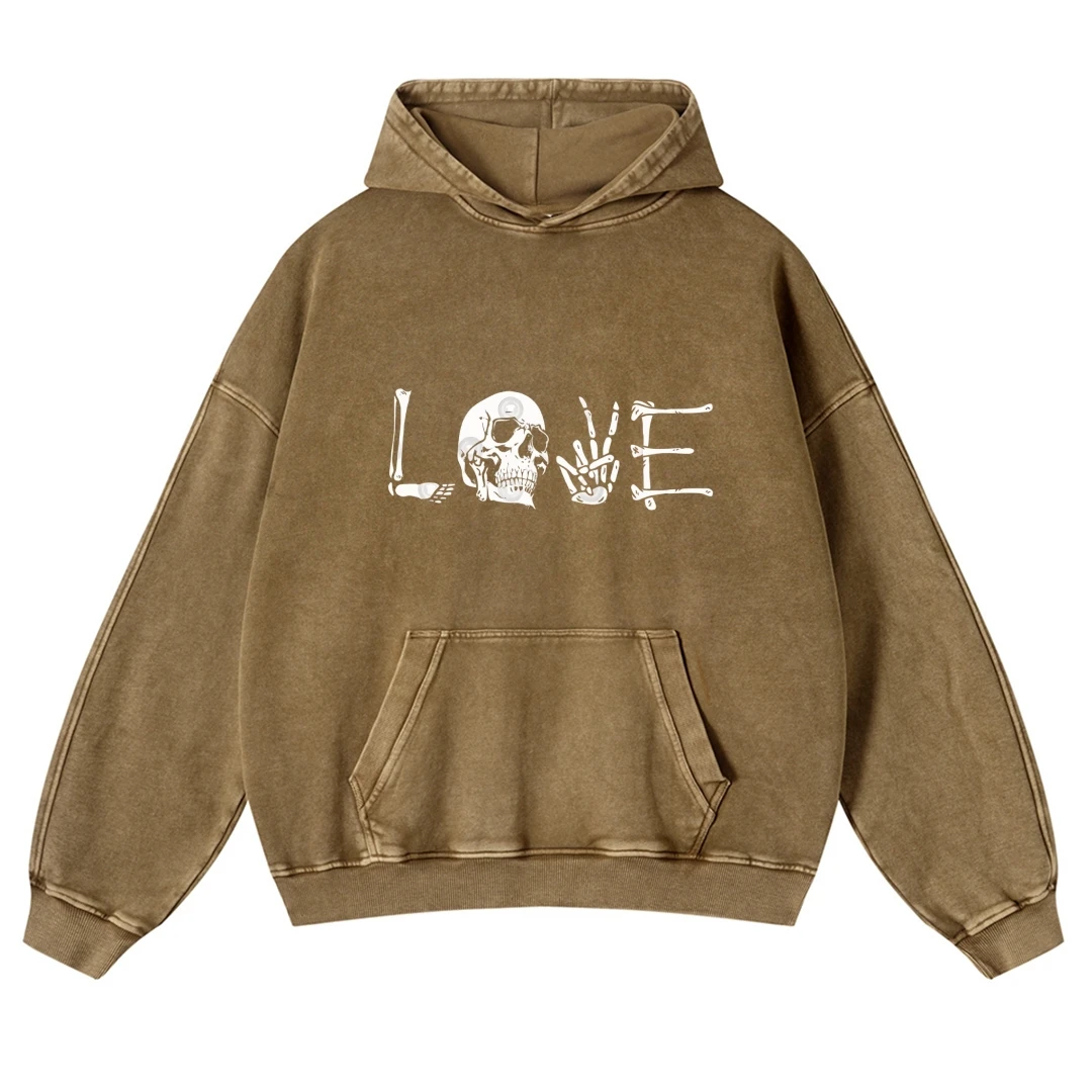 

Washed Hoodie For Unisex