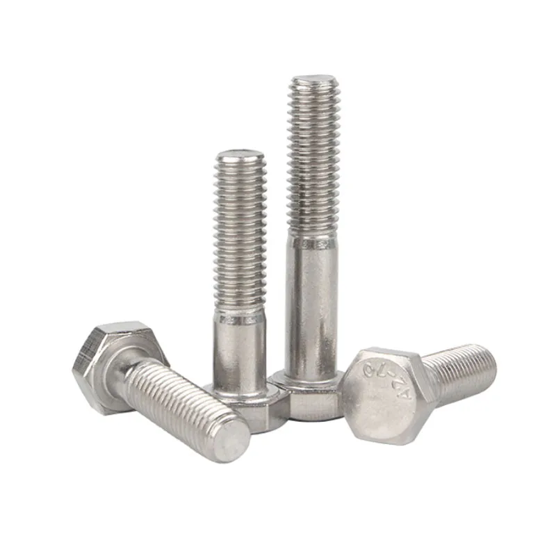 M6 M8 M10 M12 Partially Half Thread External Hex Head Screws DIN931 304 Stainless Steel Outside Hexagon Bolts